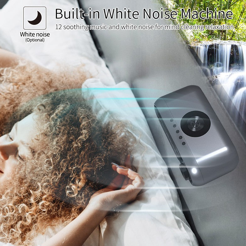 10W Wireless Charging Alarm Clock Radio Bluetooth Speaker Box