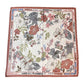 110cm Twill Floral Print Silk Scarf