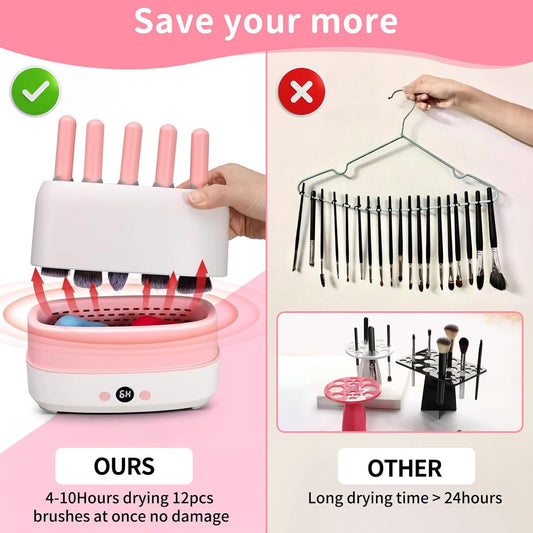 2-in-1 Makeup Brush Cleaning & Drying Machine – Fast, Safe, and Easy to Use