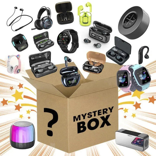 Lucky Mystery Box Set Electronic Gadgets Mysterious Random Surprise Gift Box