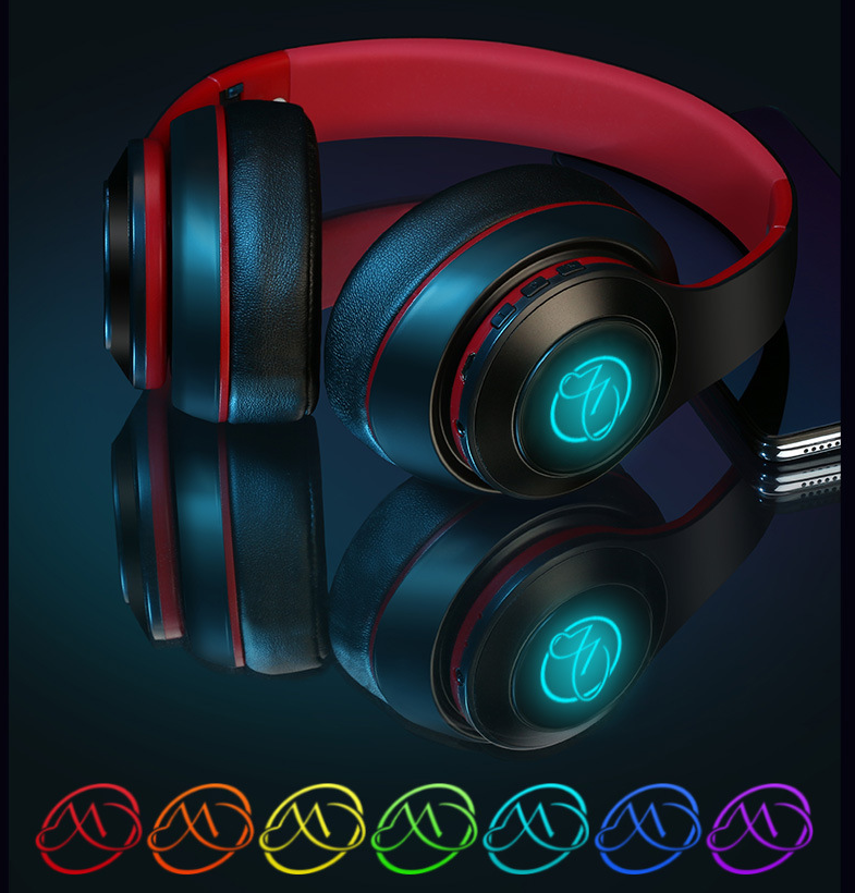 BH10 OEM Headphone Wireless RGB Light Gaming