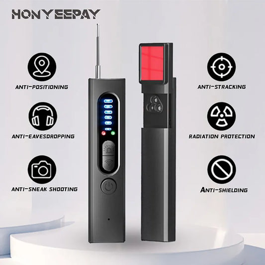 Hidden Camera Detector Anti-Spy Car GPS Tracker Listening Device Bug RF Wireless